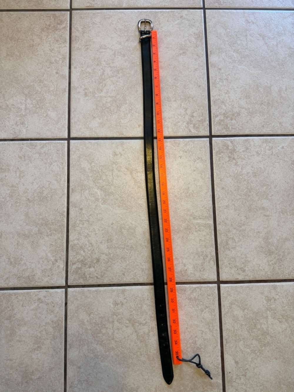 Vintage Ralph Lauren Brown Leather Belt with Dark Edge - Picture 7 of 9